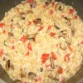 Paprika-Pilz-Risotto
