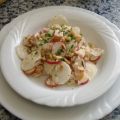Scharfer Reissalat mit Rettich und Radieschen