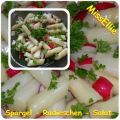 ~ Salat ~ Spargel - Radieschen - Salat