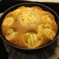 einfacher Sahne-Apfelkuchen