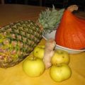Kürbis-Konfitüre mit Apfel und Ananas