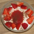 Milchreis mit Quark und Erdbeeren