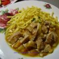 WOK-Hähnchenpfanne mit Mango-Balsam