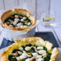 Kleine Spinat-Ziegenkäse-Tartes