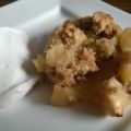 Apple Crumble mit Vanille-Zimt-Sahen