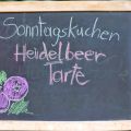 Heidelbeer Tarte