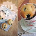Vintage Geschirr, Blaubeermuffins und die[...]