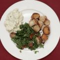 Rucolasalat mit Obatzda und Brezencroutons[...]