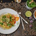 Gemelli in Kokos-Erdnuss-Soße, vegan