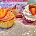Erdbeer Cupcakes mit 3 Frosting-Variationen