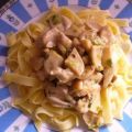 Bandnudeln, Hähnchengeschnetzeltes und[...]