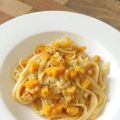 Pasta mit Kürbis-Sahne-Sauce