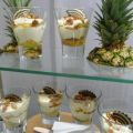 DESSERT / QUARKMOUSSE mit marinierten Ananas