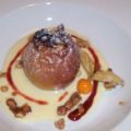 Bratäpfel mit Marzipan,Walnüssen und Rosinen
