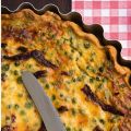 Erbsen-Tomaten-Quiche