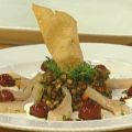 Salat von grünen Berglinsen mit gebeizter[...]