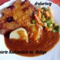 Hauptgericht~Marinierte Nackensteaks mit Beilage