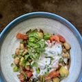 Zucchini-Bohnen-Salat