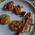 Lachs mit Spargel in senfvinaigrette