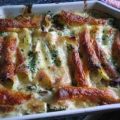 Pasta:Cannelloni auf einem Lammgirosbett