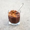 Dunkler Schokoladenpudding