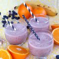 Orangen-Bananen-Blaubeershake (vegan)[...]