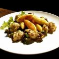 Schupfnudeln mit Pilz-Blumenkohl-Ragout