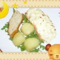 Lachsfilet mit Philadelphia-Haube