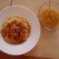 Milchreis - Zimtzucker - braune Butter- Apfelmus