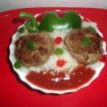 Räuber-Hackbällchen mit Konfetti-Reis