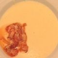Käsecremesuppe mit Butter–Flusskrebsschwänzen