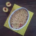 Pfirsich Crumble