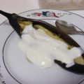 Ofenbanane mit Vanille-Zitronen-Joghurt