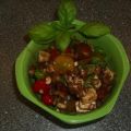 Salat aus dreierlei Tomaten und Feta