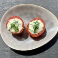 Tomate mit Zaziki