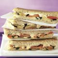 Focaccia mit Aubergine