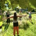 Yoga hilft und macht Spaß: 