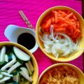 Asia Wok mit zweierlei Saucen