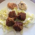 Falafel aus Kichererbsen und gelben Linsen