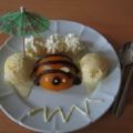 Dessert: Pfirsich - Kinder - Eis