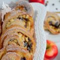 Apfel Rosinen Schnecken
