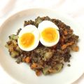 Linsensalat mit Ei