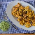 Möhren-Zucchini-Schmarrn mit Möhrengrünpesto