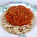 Leichte Gemüsesauce für Spaghetti