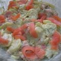 Kartoffelsalat mit Lachs