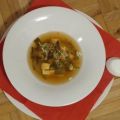 Miso Suppe mit Tofu und Seetang