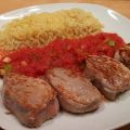 Schweinemedaillons mit Curryreis und[...]