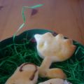 Süßer Hefeteig mit Rosinen - Osterhasen