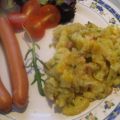 Kartoffelsalat mit Eigelb und Petersilie ...