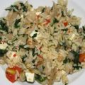 Süß-scharfer Reissalat mit Seelachs, Feta,[...]